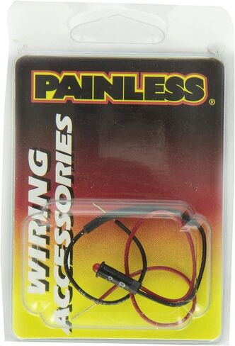 Painless Performance 80201 LED Dash Indicator Light, Red, 1/8" in Saudi Arabia
