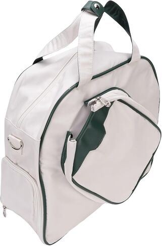 Fabater Paddle Bag with Shoe Compartment, Lightweight Neoprene Sling Bag Spacious Racquet Neoprene with Exterior Paddle Pocket Side Shoe Compartment and Insulated Water Bottle Holder in Saudi Arabia