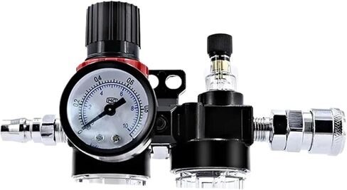 AFC2000 Filter for Compressor Oil Water Separator Regulator Trap Filter Airbrush G1/4 Air Pressure Reducing Valve(AFC w (SM20 PM20)) in Kuwait