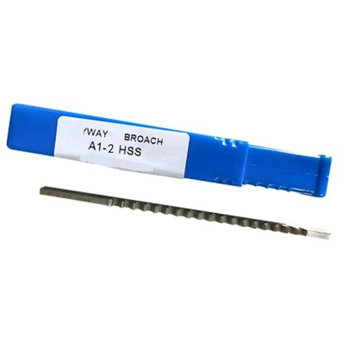 1 قطعة 2 مللي متر دفع من نوع Keyway Broach متري الحجم HSS عالية السرعة الصلب لآلة القطع باستخدام الحاسب الآلي أداة قطع المعادن in Kuwait