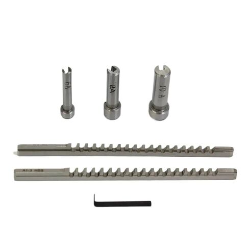 HSS Keyway Broach مجموعة متري الحجم 6 قطعة 2 مللي متر 3 مللي متر دبابيس 6/8/10 البطانات الممدودة مع الحشوات أدوات القطع باستخدام الحاسب الآلي in Saudi Arabia