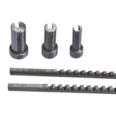HSS Keyway Broach مجموعة متري الحجم 6 قطعة 2 مللي متر 3 مللي متر دبابيس 6/8/10 البطانات الممدودة مع الحشوات أدوات القطع باستخدام الحاسب الآلي in Saudi Arabia