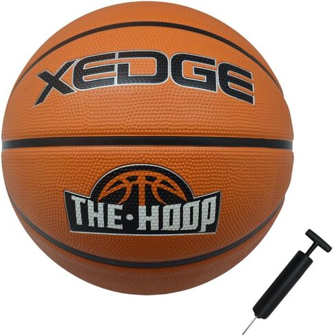 XEDGE Basketball 29.5" Size 7 Indoor Outdoor Rubber Basketball Set in Kuwait