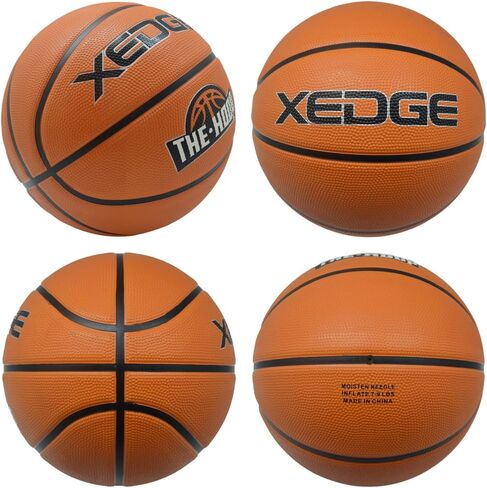 XEDGE Basketball 29.5" Size 7 Indoor Outdoor Rubber Basketball Set in Kuwait