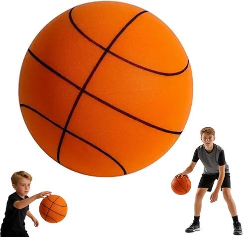 Silent Basketball-Size 7, 2026 New Dribble Dream Silent Basketball, Si-Lent Basket-Ball Dribbling Indoor, No Noise Basketballs for Various Indoor Activities (29.5") in Saudi Arabia