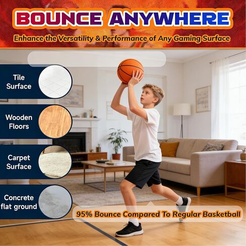 Silent Basketball-Size 7, 2026 New Dribble Dream Silent Basketball, Si-Lent Basket-Ball Dribbling Indoor, No Noise Basketballs for Various Indoor Activities (29.5") in Saudi Arabia