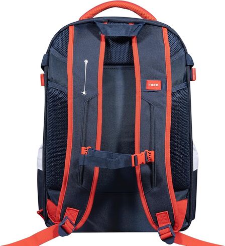 NOX USPA Exclusive Padel Backpack | Blue-Red Design with American Flag Tribute | Padded Racket & Laptop Compartment | Ventilated Shoe Pocket & Ergonomic Straps | The Ideal Team Padel Backpack in Kuwait