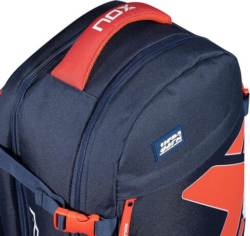 NOX USPA Exclusive Padel Backpack | Blue-Red Design with American Flag Tribute | Padded Racket & Laptop Compartment | Ventilated Shoe Pocket & Ergonomic Straps | The Ideal Team Padel Backpack in Kuwait