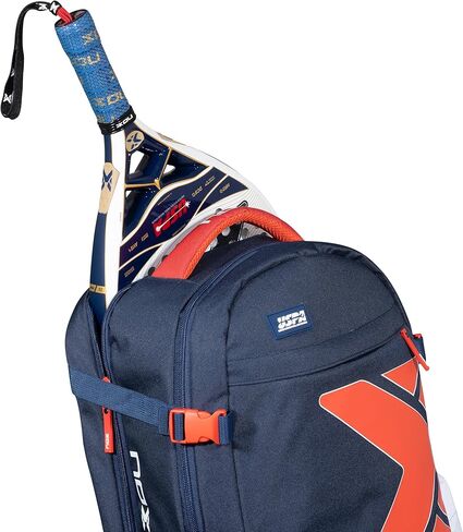 NOX USPA Exclusive Padel Backpack | Blue-Red Design with American Flag Tribute | Padded Racket & Laptop Compartment | Ventilated Shoe Pocket & Ergonomic Straps | The Ideal Team Padel Backpack in Kuwait