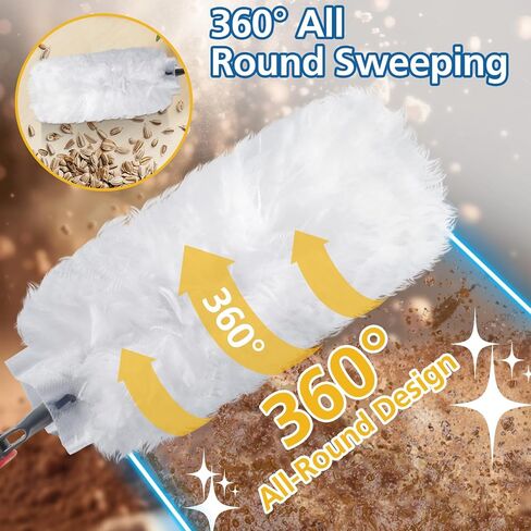 30 Pack Duster Refills Compatible with O-Cedar Flex & Catch Duster, 360° Heavy Duty Disposable Duster Refills Replacement, 3X More Dust Cleaning Than Feather Dusters in Kuwait