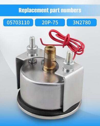 Pressure Switch Gauge 05703110 20P-75 3N2780 Fit for Murphy, 0-75 PSI in Saudi Arabia