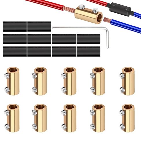 10pcs 6 موصلات سلك AWG Gauge ، محطة توصيل الأسلاك السريعة 80a ، ترسوب طرف توصيل الأسلاك السريع مع مسامير 40pcs 10pcs أنبوب تقلص الحرارة و مفصل الدائرة ، مجموعة موصل الدائرة in Kuwait