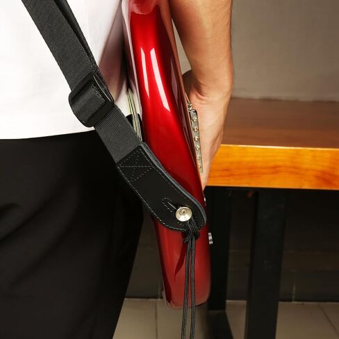 حزام جيتار وباس مبطن بالهواء طويل للغاية للموسيقيين طوال القامة (53 بوصة إلى 61 بوصة) - دعم كتف مبطن عريض جدًا لتوفير أقصى درجات الراحة in Kuwait