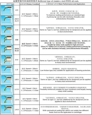 Shaft Size 32/35/38/40/45mm Double Lip Rotary Seals Type B Stainless Steel Oil Seals(40x56x10mm) in Saudi Arabia