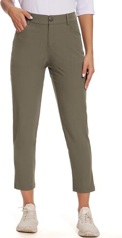 M MOTEEPI 7/8 Golf Pants Women with 4 Pockets Lightweight Stretchy Work Hiking Travel Pants Outdoor in Saudi Arabia