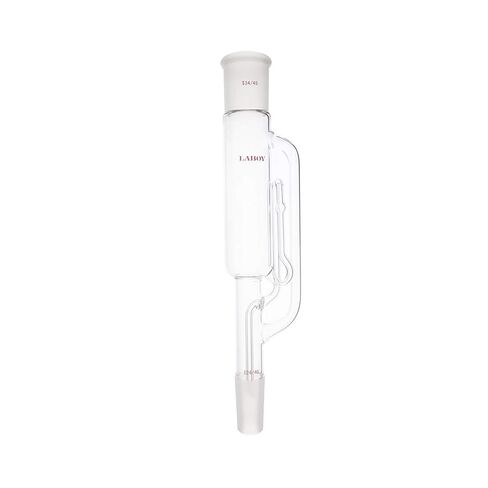 Laboy Soxhlet Extraction Tube with Siphon – 34/45 Upper Joint, 24/40 Lower Joint, Heavy-Wall Borosilicate 3.3 – for Solvent Reflux, Natural Product/Essential Oil/Lipid Extraction in Saudi Arabia