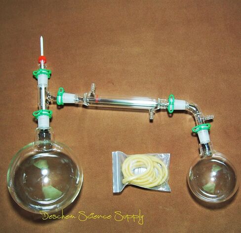 2000ml,24/40,Glass Distillation Apparatus,New Lab Vacuum Distill Glassware Kit in Saudi Arabia