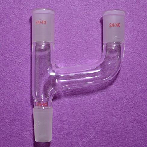Claisen Adapter,Three Way Claisen Adapter,24​/40,lab Glassware 24/40 in Saudi Arabia