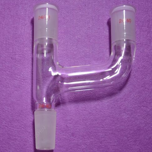 Claisen Adapter,Three Way Claisen Adapter,24​/40,lab Glassware 24/40 in Saudi Arabia