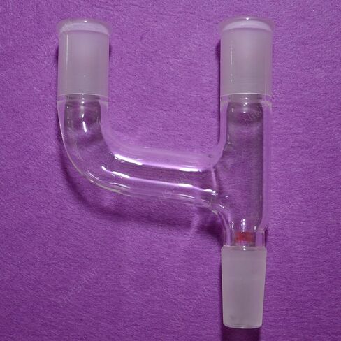 Claisen Adapter,Three Way Claisen Adapter,24​/40,lab Glassware 24/40 in Saudi Arabia