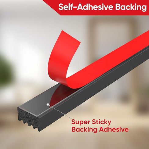 UIOCSSC 26Ft EPDM المطاط الطقس تجريد رغوة RV ختم الباب فتحة البحرية ذاتية اللصق وختم باب RV، شريط السير الوقائي للسيارات للمقطورة المغلقة والقارب وسرير الشاحنة والمنزل، العرض: 0.625 بوصة؛ الارتفاع: 0.375 بوصة in Kuwait