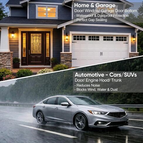 UIOCSSC 26Ft EPDM المطاط الطقس تجريد رغوة RV ختم الباب فتحة البحرية ذاتية اللصق وختم باب RV، شريط السير الوقائي للسيارات للمقطورة المغلقة والقارب وسرير الشاحنة والمنزل، العرض: 0.625 بوصة؛ الارتفاع: 0.375 بوصة in Kuwait