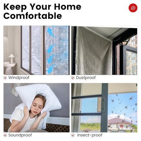 Weather Stripping for Doors and Windows, Brush Seal Strip, Strong Adhesive, Weatherproof, Dustproof, Soundproof, Noise and Wind Blocker, Gap Filler, Window Insert, Grey, 0.35 in x 0.20 in x 16.5 FT in Saudi Arabia
