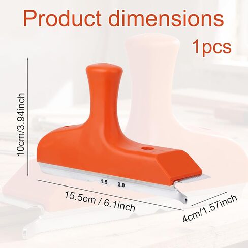 Edge Banding Trimmer with Stainless Steel Blade & Comfortable Grip, Woodworking Tool for Deburring Planing Correcting Wood Edges Veneer PVC ABS on Straight and Curved Surfaces in Saudi Arabia
