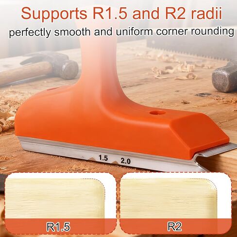 Edge Banding Trimmer with Stainless Steel Blade & Comfortable Grip, Woodworking Tool for Deburring Planing Correcting Wood Edges Veneer PVC ABS on Straight and Curved Surfaces in Saudi Arabia
