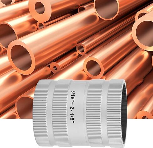 Pipe Reamer Tool, Pipe Deburring Tool, 5/16" to 2-1/8" Conduit Reamer for Copper PVC Pipes, Inner Outer Pipe Reamer, Copper Tubing Cleaner, Tube Chamfering Plumber Tools in Kuwait