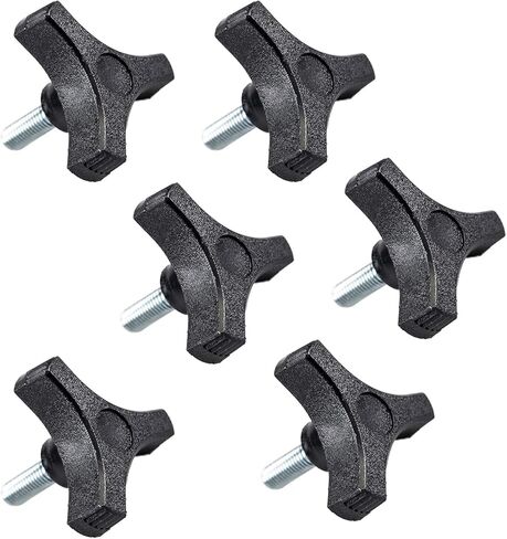 10PCS 3/8-16 Male Thread Wing Nut Knob 2 inch Diameter with 1.3 inch Long Threaded Post for Lawn Mower, Woodworking Tools & Jigs, Clamps Umbrella Base, Wing Nut Knob in Saudi Arabia