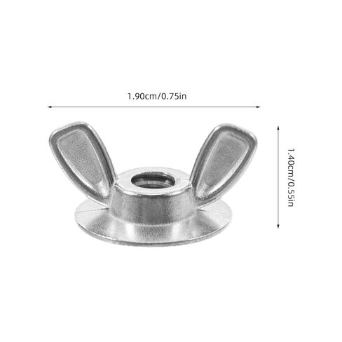 20 Pcs 1/4-20 Stainless Nuts with Washer Base for Hurricane Shutters and Storm Panels Includes Shutter Wingnut Driver for Easy Installation and Maintenance in Kuwait