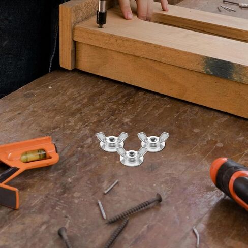 20 Pcs 1/4-20 Stainless Nuts with Washer Base for Hurricane Shutters and Storm Panels Includes Shutter Wingnut Driver for Easy Installation and Maintenance in Kuwait