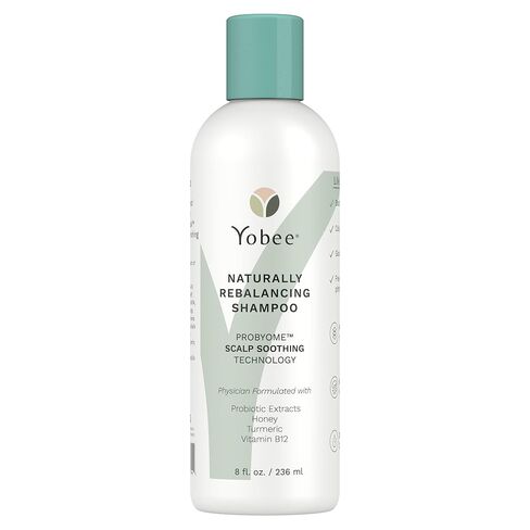 Yobee Rebalancing Shampoo – Sulfate-Free Dry, Flaky & Itchy Scalp Care | Probiotic Shampoo with Organic Honey, Turmeric, Vitamin B12 & Oat | Dandruff, Eczema & Psoriasis Relief | Doctor Founded in Kuwait