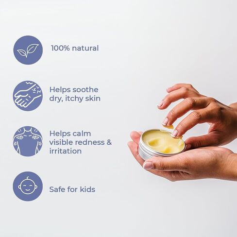 جزيرة سفين ميراكل مانوكا - بلسم طبيعي للبشرة (3.5 أونصة) | كريم الأكزيما الخالي من الستيرويد والبلسم المعجزة | معتمد من أطباء الجلدية | بزيت أوراق المانوكا | للبشرة الجافة والحساسة | صنع في نيوزيلندا in Kuwait