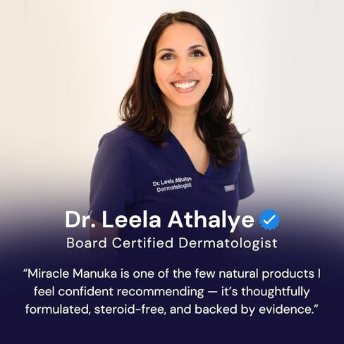 جزيرة سفين ميراكل مانوكا - بلسم طبيعي للبشرة (3.5 أونصة) | كريم الأكزيما الخالي من الستيرويد والبلسم المعجزة | معتمد من أطباء الجلدية | بزيت أوراق المانوكا | للبشرة الجافة والحساسة | صنع في نيوزيلندا in Kuwait