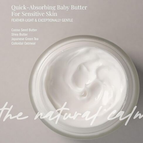 Birth's Baby Eczema Butter | Steroid-Free | Natural Cocoa Seed Butter with Colloidal Oatmeal | Itchy & Irritated Skin | Non-Greasy Formula to Soothe Rashes & Dryness | Sensitive Skin | 4oz 113 ml in Kuwait