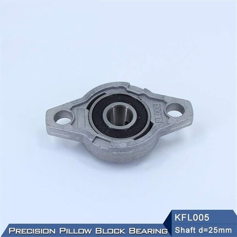 Bearing Housings KFL005 Mounted 25 mm Shaft Diameter KFL Zinc Alloy Pillow Block Housing Flange Bearings FL005 in Kuwait