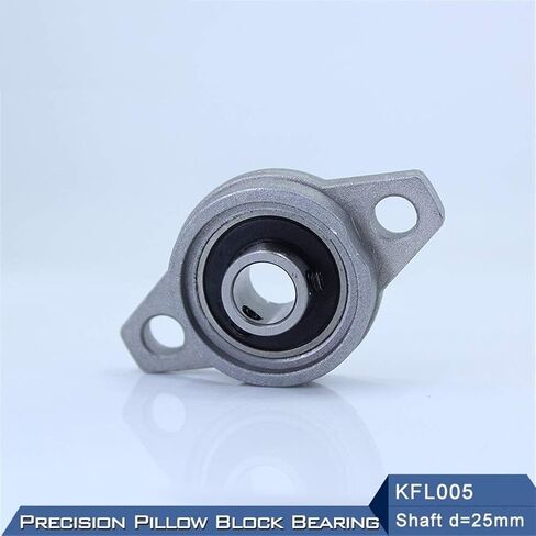 Bearing Housings KFL005 Mounted 25 mm Shaft Diameter KFL Zinc Alloy Pillow Block Housing Flange Bearings FL005 in Kuwait