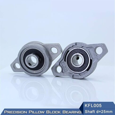 Bearing Housings KFL005 Mounted 25 mm Shaft Diameter KFL Zinc Alloy Pillow Block Housing Flange Bearings FL005 in Kuwait