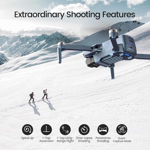 Holy Stone HS360D GPS بدون طيار مع كاميرا 4K للبالغين ، 249G RC Quadcopter مع وقت طيران لمدة 80 دقيقة ، 500 قدم النطاق FPV المبتدئين ، عودة السيارات ، بطاريتين ، ترقية HS360s in Kuwait