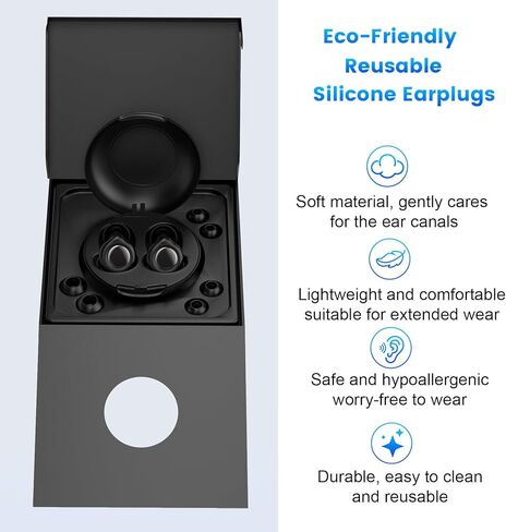 Ear Plugs for Sleeping 45dB Noise Cancelling Ear Plugs for Concerts, Silicone Earplugs Reusable Concert Ear Plug, Music Festivals, Raves, Musicians, Motorcycles, Wind Noise in Saudi Arabia