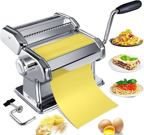 Noodle Machine Stainless Steel Pasta Maker 7 Thickness Settings for Homemade Noodles Kitchen Tool in Saudi Arabia