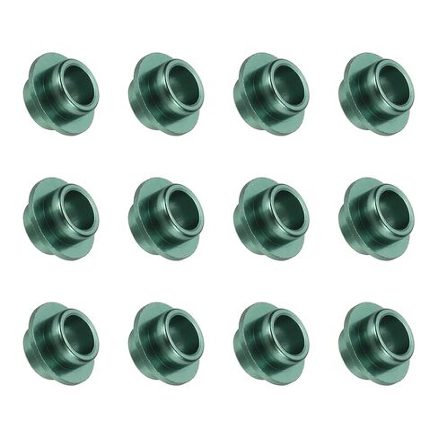 Inline Skate Bearing Bushing Spacers, Skate Axles Shaft Spacers Roller Bushing Gasket Wheel Center Bearing Fitting for (Skating/Skateboard) 8mm & 12 Pcs & Aluminum & 3 Colors-Set 2 in Saudi Arabia