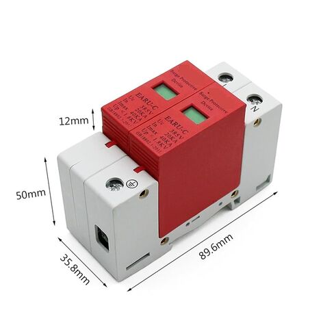 جهاز صواعق 1 قطعة AC SPD 2P 1P + N 20KA ~ 40K AC385V منزل البرق عرام حامي حماية جهاز صواعق الجهد المنخفض in Kuwait