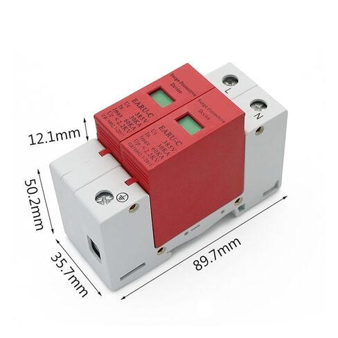 جهاز صواعق التيار المتناوب SPD 1P + N 2P 30KA ~ 60KA AC385V جهاز حماية من الصواعق المنزلية جهاز صواعق منخفض الجهد in Kuwait