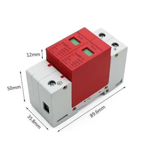 جهاز صواعق 1 قطعة AC SPD 2P 1P + N 20KA ~ 40K AC385V منزل البرق عرام حامي حماية جهاز صواعق الجهد المنخفض in Kuwait