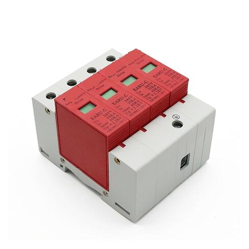 جهاز صواعق التيار المتناوب SPD 3P + N 4P 30KA ~ 60KA AC385V جهاز حماية من الصواعق المنزلية جهاز صواعق منخفض الجهد in Kuwait