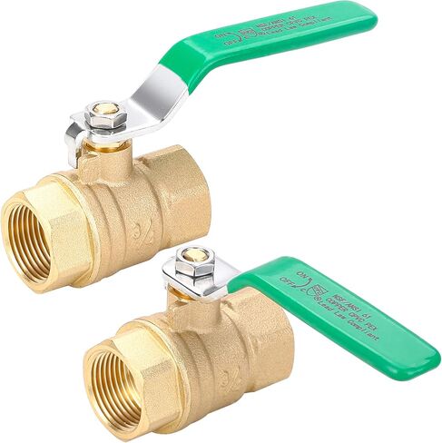 WYNNsky 2PCS 3/4’’ NPT Ball Valve, Lead-Free Brass, Full Port Shut Off Valve in Saudi Arabia