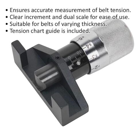1pcs Belt Tension Gauge Belt Tension Gauge Tester Detection Measurement Professional Auto Car Repair Tool Belt Tension Tester in Kuwait